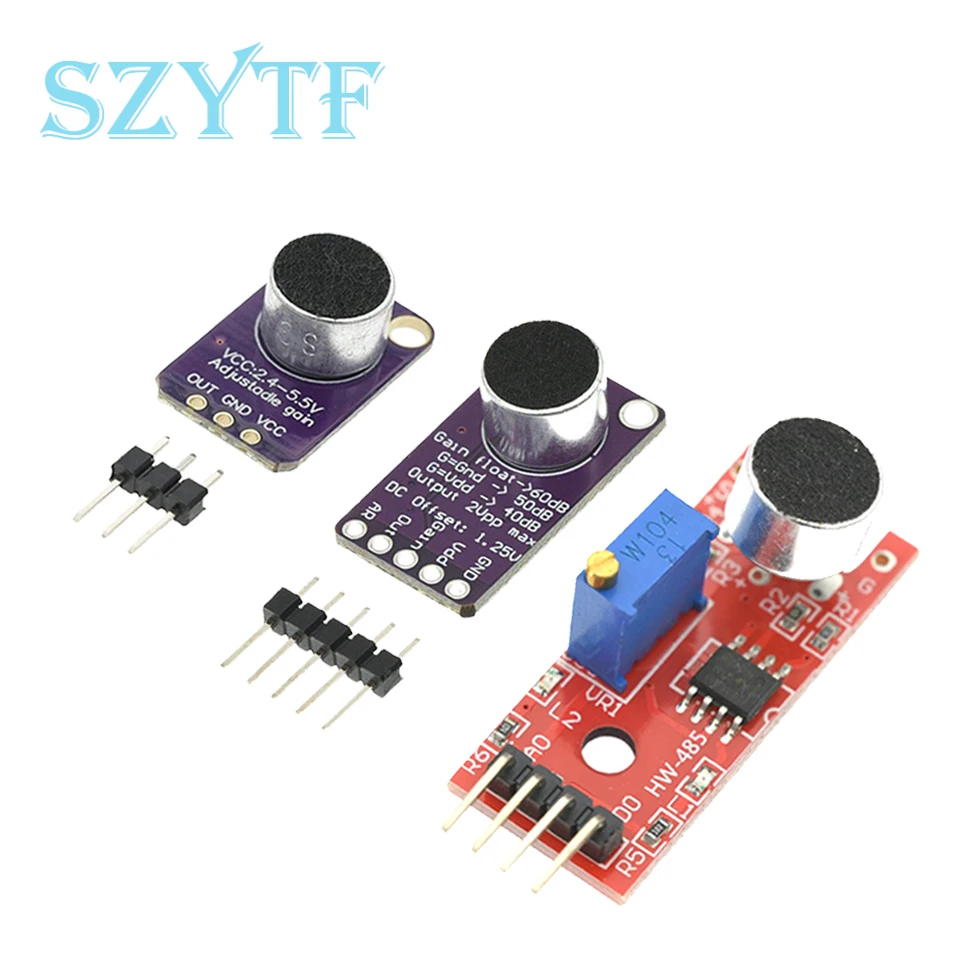 Sound Sensor Modul Sound Control Sensor MAX4466 MAX9814 Schalter Erkennung Pfeife Schalter Mikrofon Verstärker Für Arduino KY-037