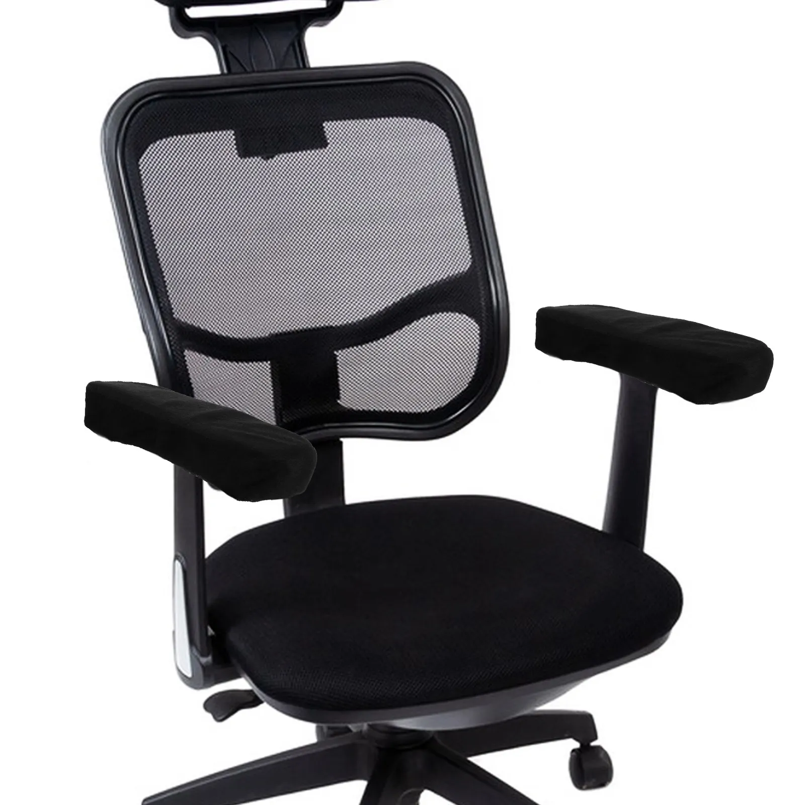 2Pcs Chair Armrest Pads Soft Comfortable Office Wheelchair Arm Cushions Long Hours Sitting Armrest Cushion Pads Desk Chair