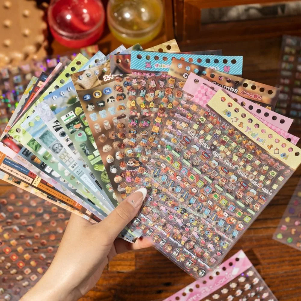

Kawaii 18 листов DIY декоративная наклейка милый мультфильм наклейка для скрапбукинга наклейки для дизайна ногтей высечка наклейка детский подарок
