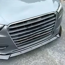 Fit For AUDI A3 8V 2013-2016 Standard Car Front Bumper Splitter Spoiler Lip Diffuser Auto Accessories Modification Exterior view 3