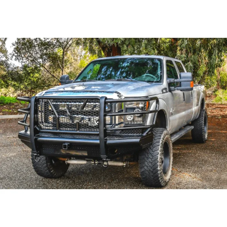 Customized Factory direct sales Metal super duty Pickup truck  Front bumper for  Ford F150 F250 F350 F450 F550For sale