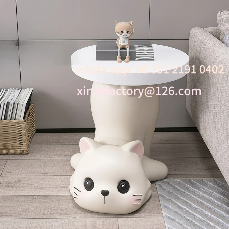 

Customizable Cute cat living room large floor ornament home decoration TV cabinet sofa next to a few bedsides