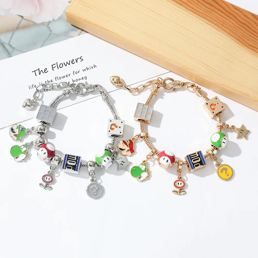 Bracciale Super Mario in stile Pandora_1