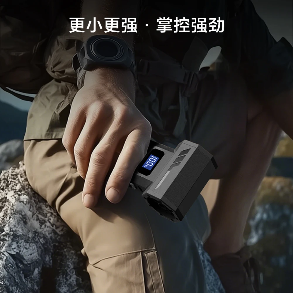 P70 مروحة توربو عنيفة عالية السرعة 4000 مللي أمبير في الساعة 110000 دورة في الدقيقة مكنسة كهربائية محمولة باليد جهاز إقلاع الغبار 4 سرعات للمنزل والسيارة