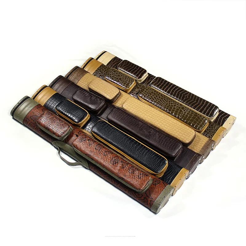 

Hot Sell Old Fashion Style 2B4S 1/2 Billiard Leather Cue Bag