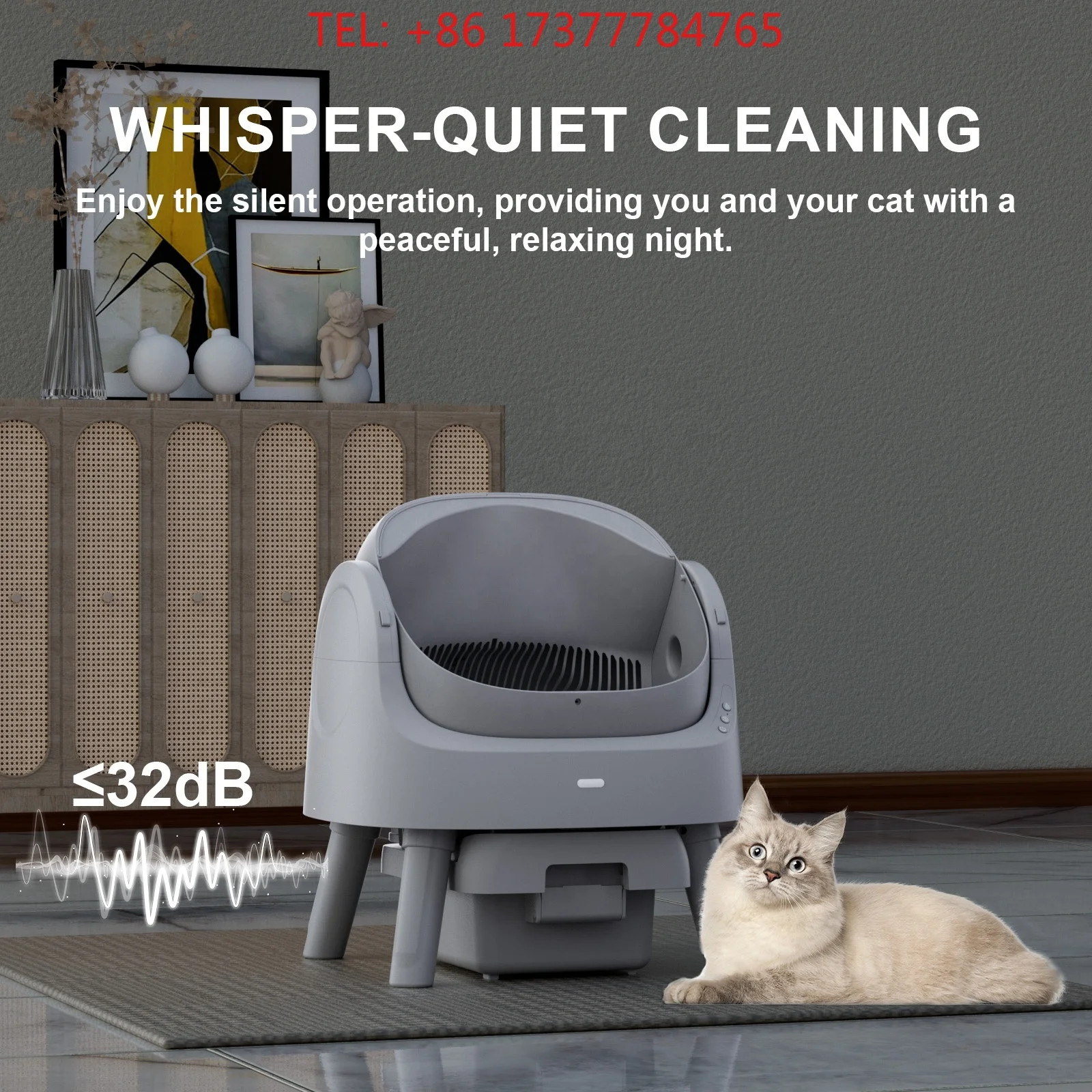 Best-selling Smart Plastic Automatic Cat Box Sensor Dual Mode Easy Clean Large Capacity Odor Control