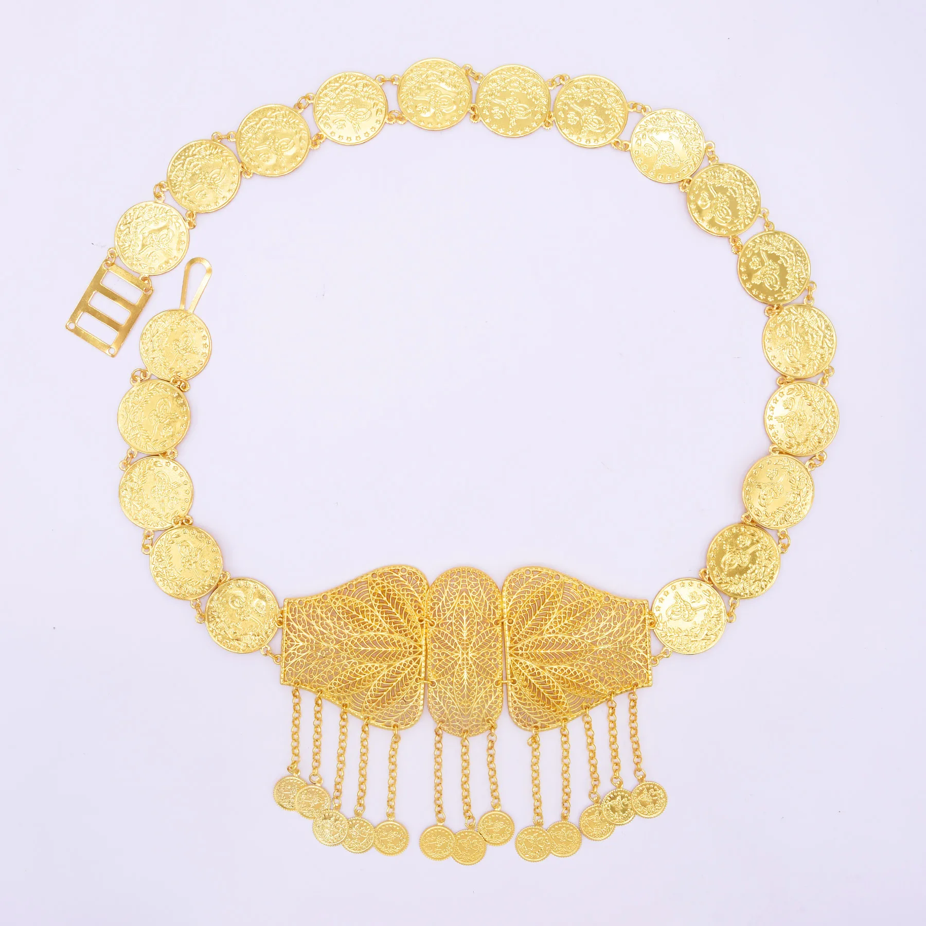 

Afghan Turkish Golden Coin Chain Waist Belt Hollow Geometric Dance Party India Belly Chains Kurdish Moroccan Arabic Body Jewelry