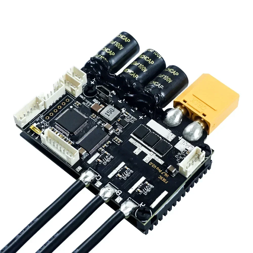 FSESC 6.7 Pro With Heat Sink Based On VESC For Electric Skateboard Longboard Ebike Scooter Efoil