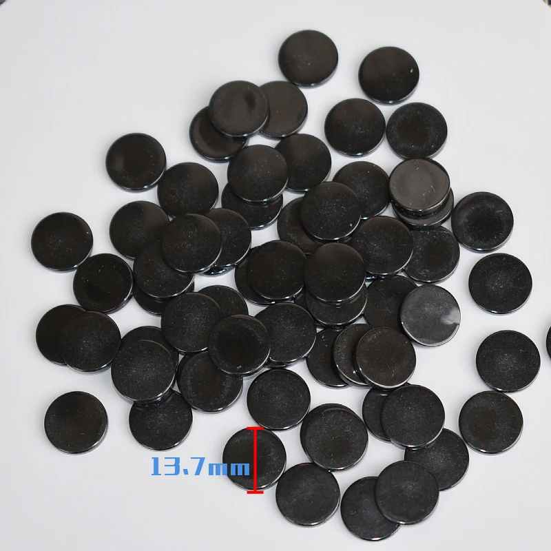 50pcs/100Pcs Black Buttons for Trumpet Musical Instrument Supplies
