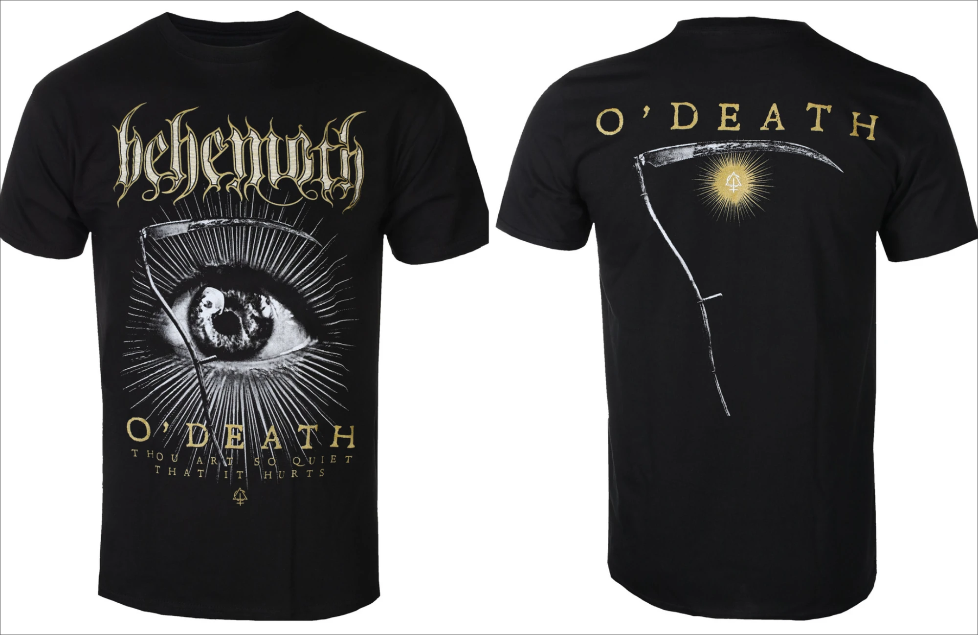 

Behemoth O'Death Metal Rock Band T-Shirt Men Women Short Sleeve Cotton Tees Retro Streetwear Brand T-shirt Unisex Summer Tops