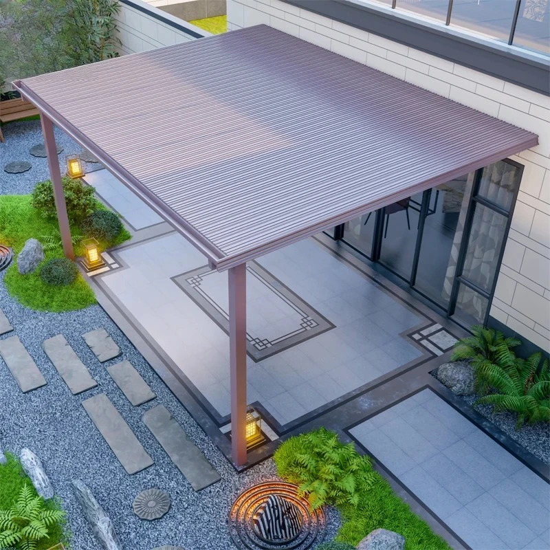 Great Wall Board Sunshad Eterrace Aluminum Tile Insulation Awning Roof Aluminum Panel Gazebo