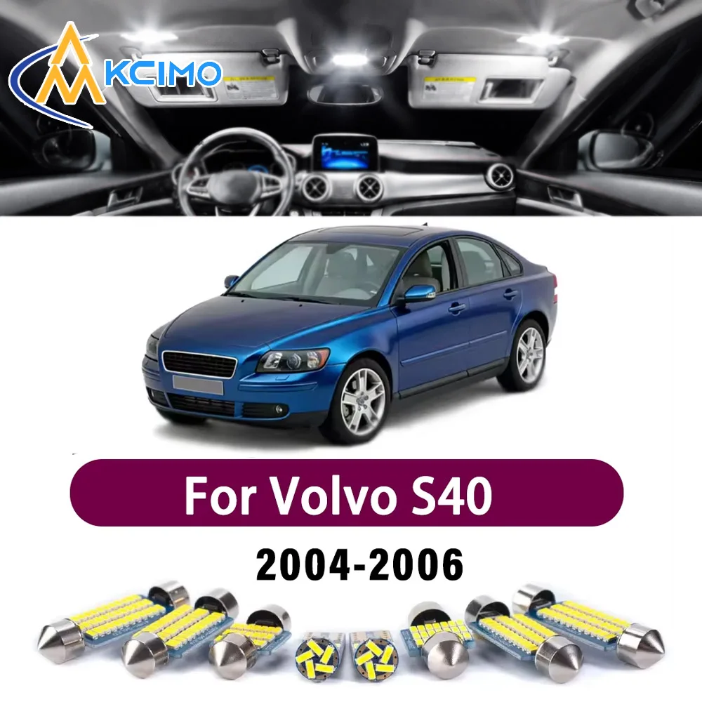 

New Canbus Number Plate Bulb For Volvo S40 2004-2006 Interior Reading Premium LED Easy Install Safer Error-Free Bright Lights