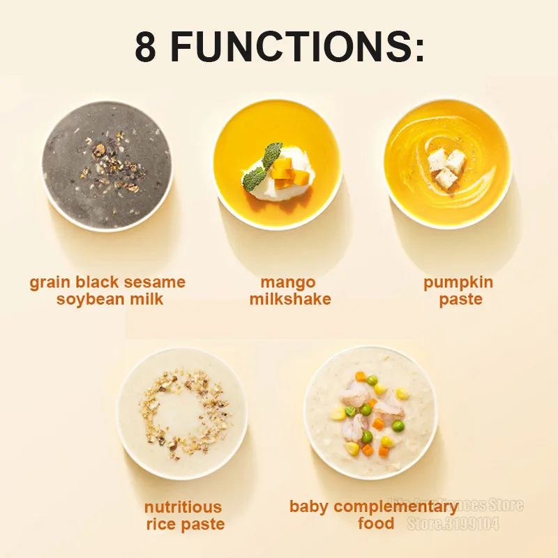 Joyoung DJ12G-D545 elétrica máquina de leite de soja 220v casa liquidificador alimentos misturador multifuncional 1300ml extrator aço inoxidável