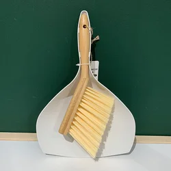 Bamboo PP Mini Desktop Cleaning Dust Bed-Sweeping Brush Small Broom Small Broom Garbage Combination Shovel Dustpan Combination