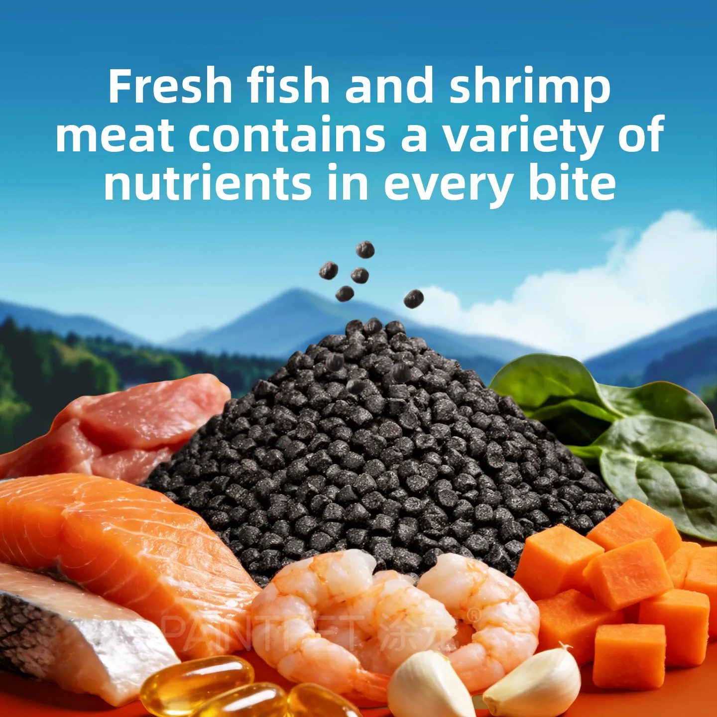 PAINTPET Cichlid Fish Food Sinking Pellets, African Cichlid Diet for Malawi Tanganyika, Color Enhancing Feed for Peacock Haps