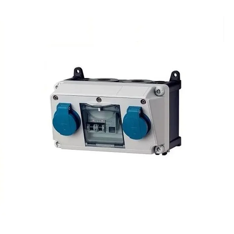 TYP910001 IP44  MENNEKES waterproof power plastic distribution box with industrial socket German multiple industrial socket box