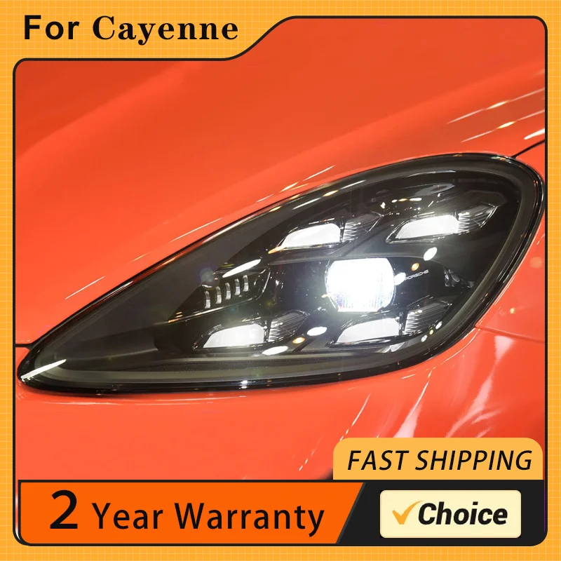 

Для Porsche Cayenne 2011-2018 фара в сборе, новая матричная светодиодная дневная ходовая фара, светодиодная фара