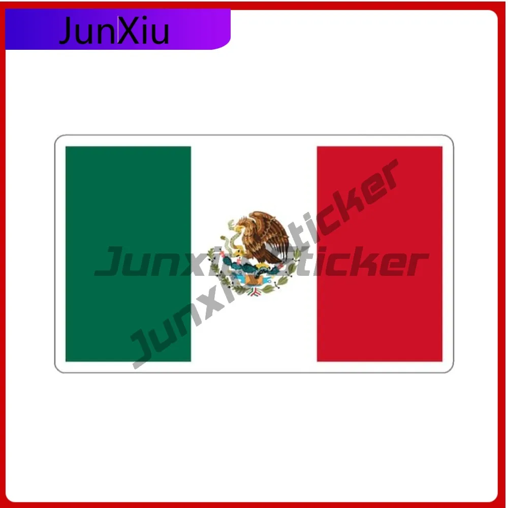 

Mexico Flag Mexican Travel Stickers Decorative Waterproof Decal Accessories For Camper Windows Windshield Luggage Kayak Laptop