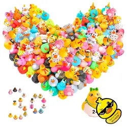 30PCS  Jeep Rubber Duck Mini Rubber Duck Assortment Duck Bulk Floater Duck for Jeep Ducking Toddler Bath Party Summer Beach Pool