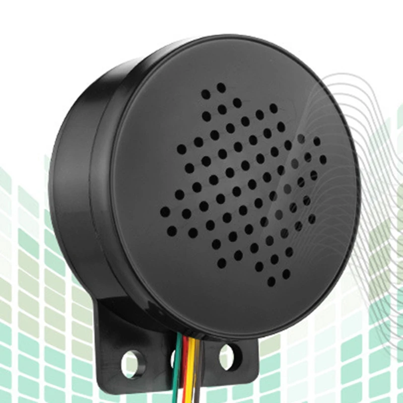 12-24V Car Start Voice Custom 4-Channel Trigger Speaker Voice Prompter Sound Alarm Reverse Siren Buzzer Horn Beep Truck