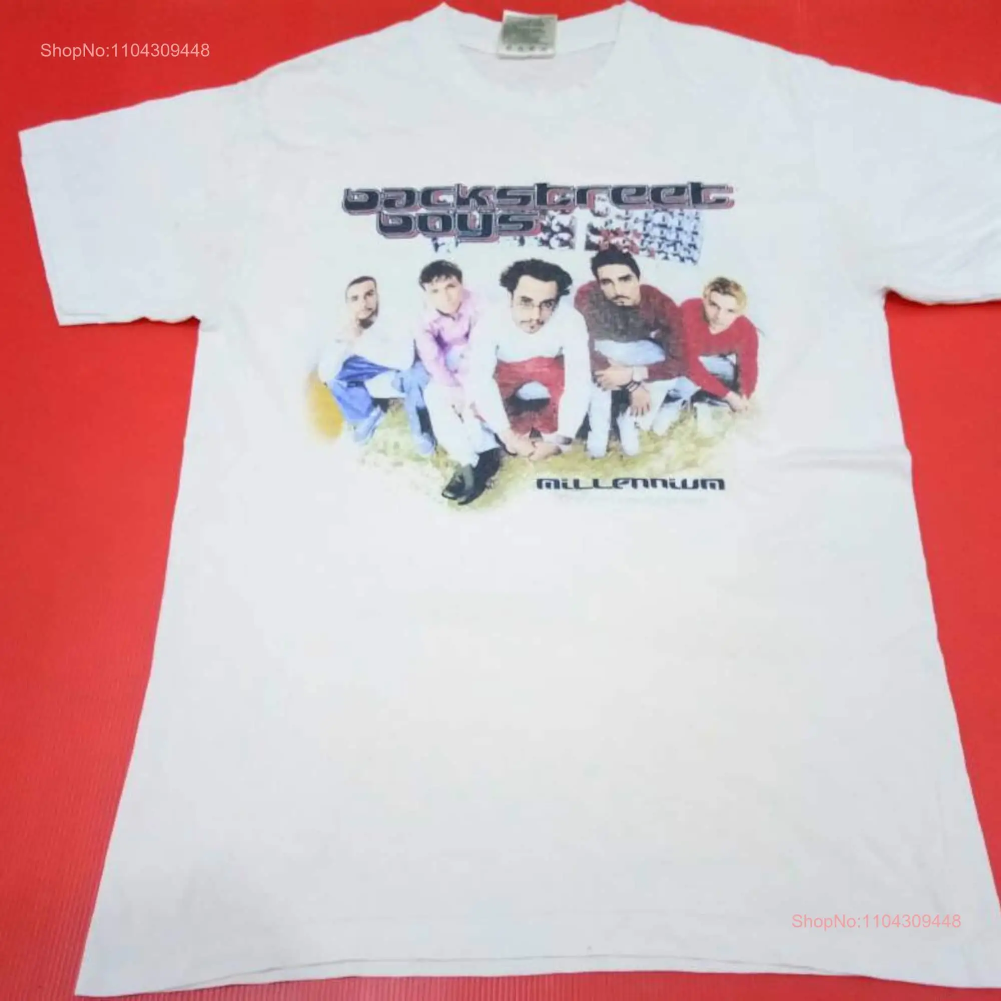 vintage Backstreet boy band pop music concert medium mens T Shirt long or short sleeves