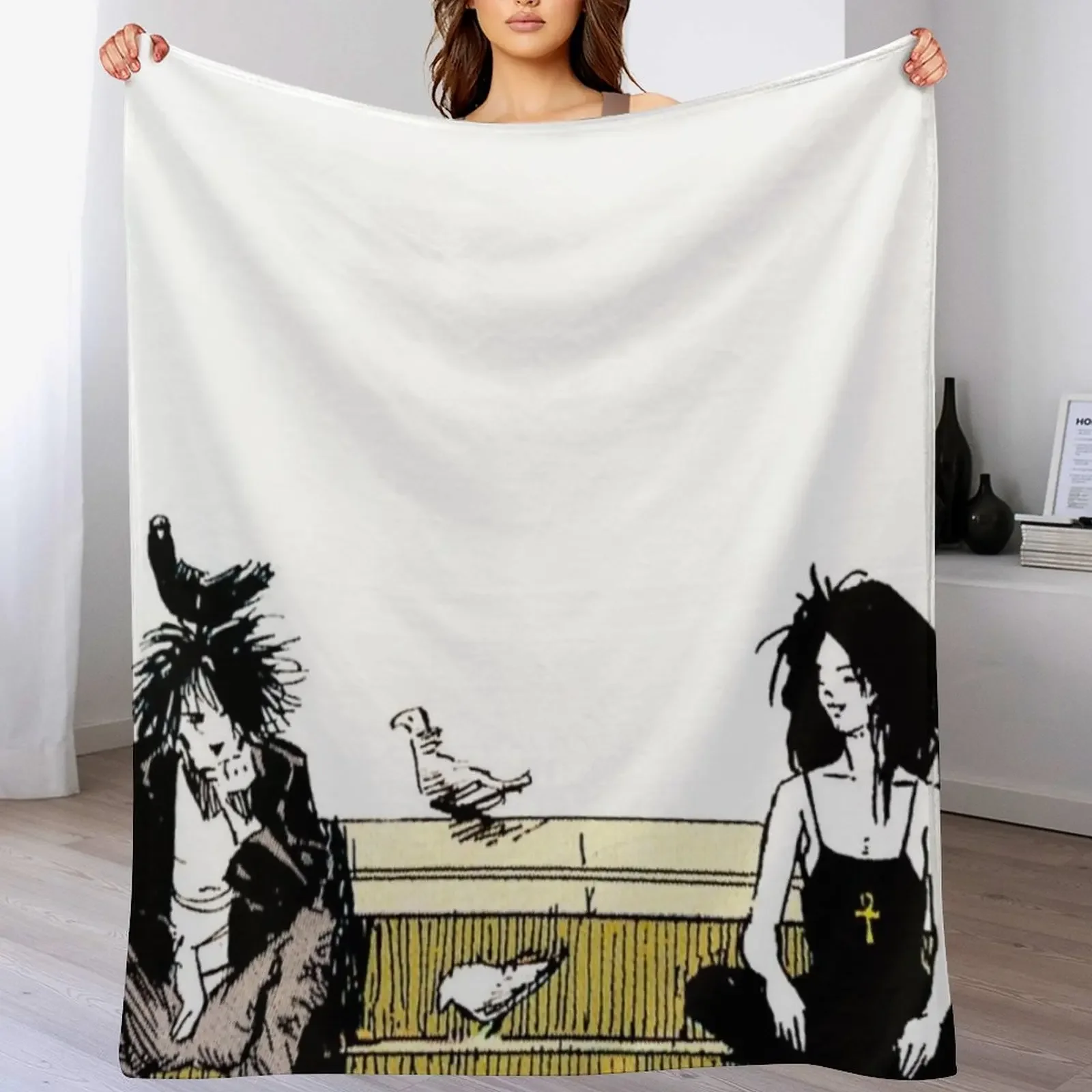 dream and death Throw Blanket Fuzzy Plush Throw Blanket for Sofa Chair