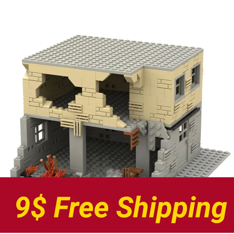 

Compatible with small particle building block toys to assemble Jedi survival scenes, architectural waste buildings, MOC toys and