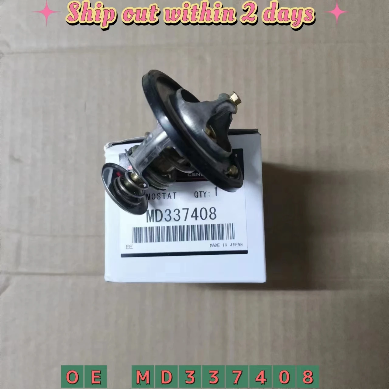 

82 Engine Coolant Thermostat Kit For Mitsubishi Outlander Lancer Expo Galant Eclipse MD337408