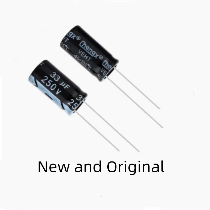 

250V33UF brand new genuine long-life electrolytic capacitor 10 * 20