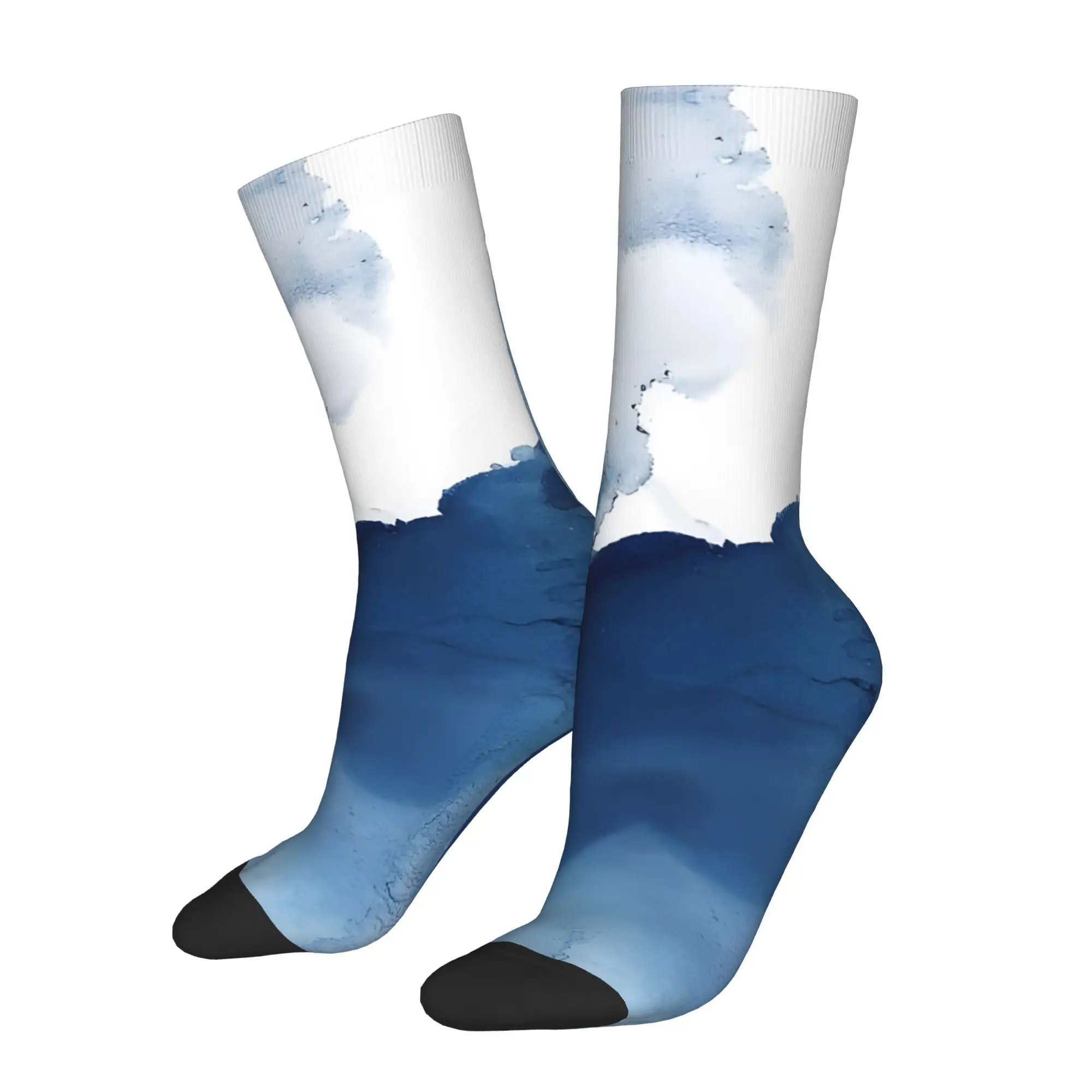 

Китайская роспись тушью, растения, животные, мужские носки, круглые удобные чулки для езды на велосипеде, повседневная одежда