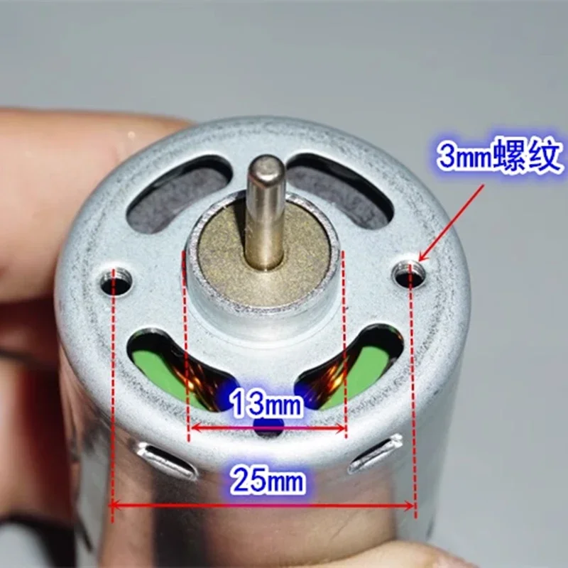 MABUCHI RS-540SH-7026 DC 6V 9.6V 10.8V 12V 28000 obr./min wysoka moc Mini silnik szczotkowy węglowa 36mm DIY wiertarka elektryczna narzędzie ogrodowe