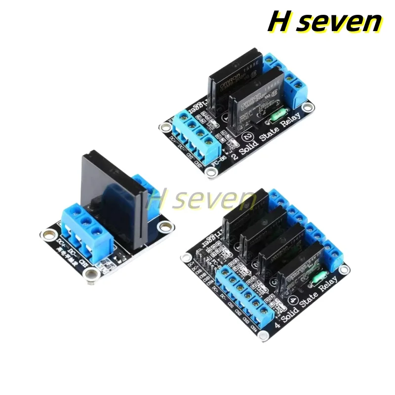 1/2/4 Channel 5V Solid State Relay Module 250V2A Low Level Trigger AC