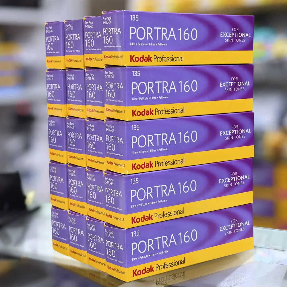 Película Negativa a Color Original de 135 mm, 1/3/5/10 Rollos, Kodak Portra 160 Profesional ISO 160, Película Kodak para Cámara de Formato 135