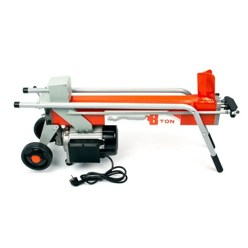 220V 8Ton Electric Kinetic Horizontal Log Splitter Hydraulic Power Pack Splitter