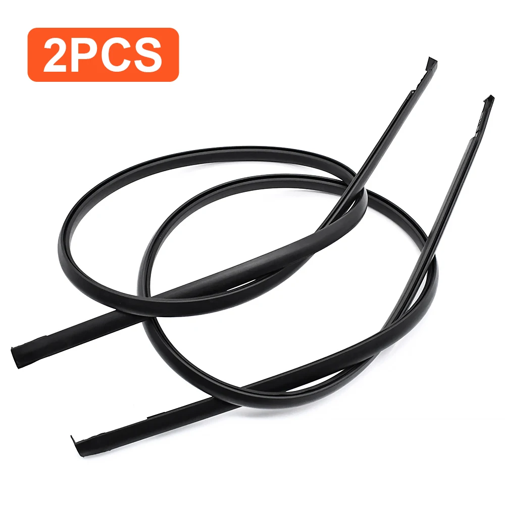 2Pcs Black Car Top Roof Trim Molding Sealing Strip Kit for Toyota Corolla 2003 2004 2005 2006 2007 2008 Replacement Accessories
