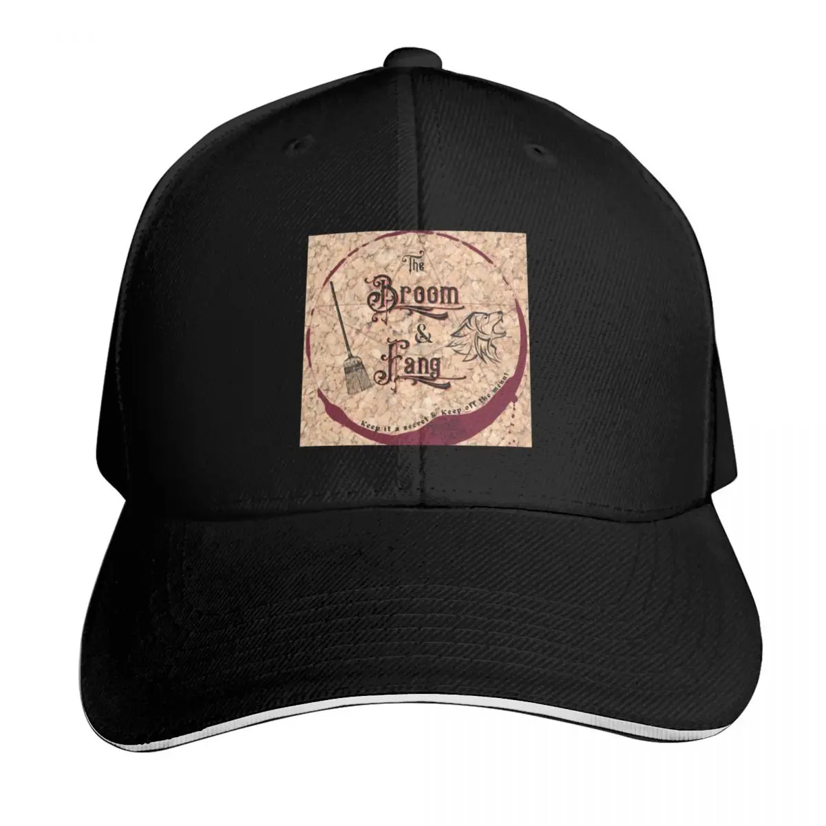 The Broom & Fang Pub!! (by The Midnight Library) Baseball Cap Men Women Casual Summer Sport Sun Cap