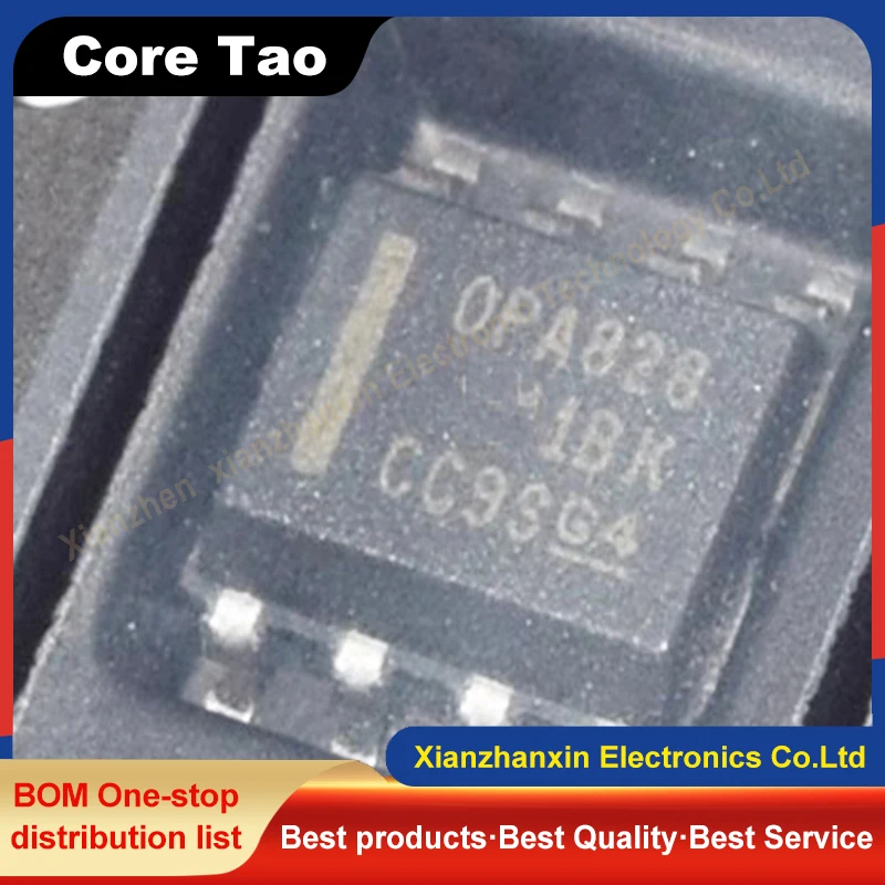 1pcs/lot OPA828IDR OPA828ID OPA828 SOP-8 Operational amplifier chips in stock