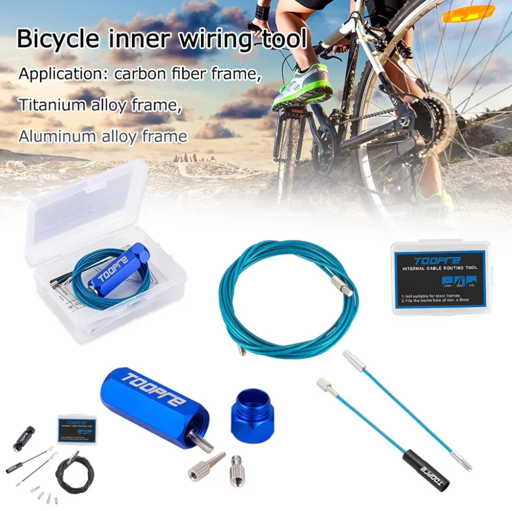 

TOOPRE Bike Internal Cable Routing Tool Professional Bicycle Frame Hydraulic Wire Shifter Quick-release Bike Repair Kit