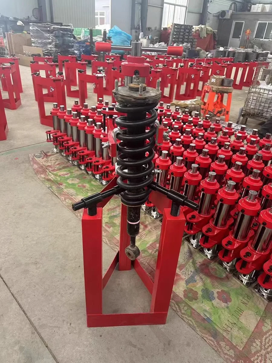 Shock absorber compressor screw removal tool; a tool for removing spring shock absorbers.