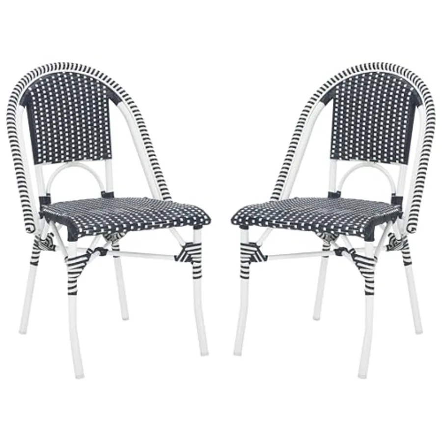 

Outdoor Collection Torino Navy and White Парижский стул для бистро, набор из 2-х полностью собранных