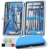 19 Piece Nail Clipper Set-Stainless Steel Pedicure Set,Nail Care Toenail Clipper Nail Clipper Nail Clipper,Personal Care