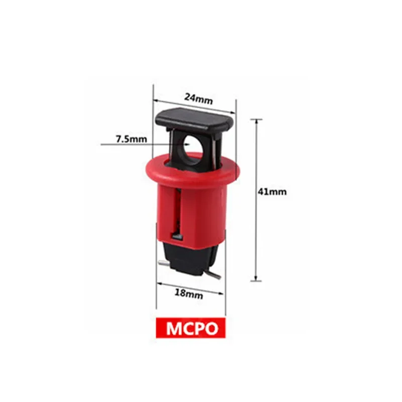 

Convenient and Tool Free Installation of MCB For Circuit Breaker Lockout Lock Off Device Protect Workers' Lives