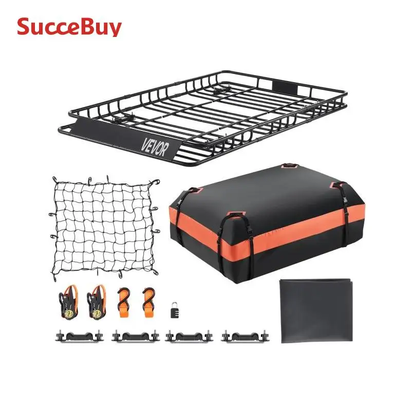 Thule Roof Rack Basket 64x39x4.1" Universal Car Top Cargo Carrier
