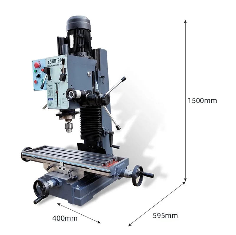 Lathe milling machine small household bench drilling lathe drilling and milling machine multi-functionald milling bed