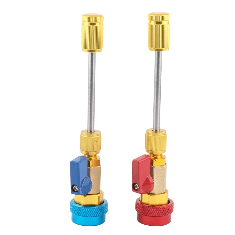 FOR R1234YF Car AC Valve Core Removal Tool Valve For Service Wrench Kit Replacement Valve Core Remover Installer Tool Kit