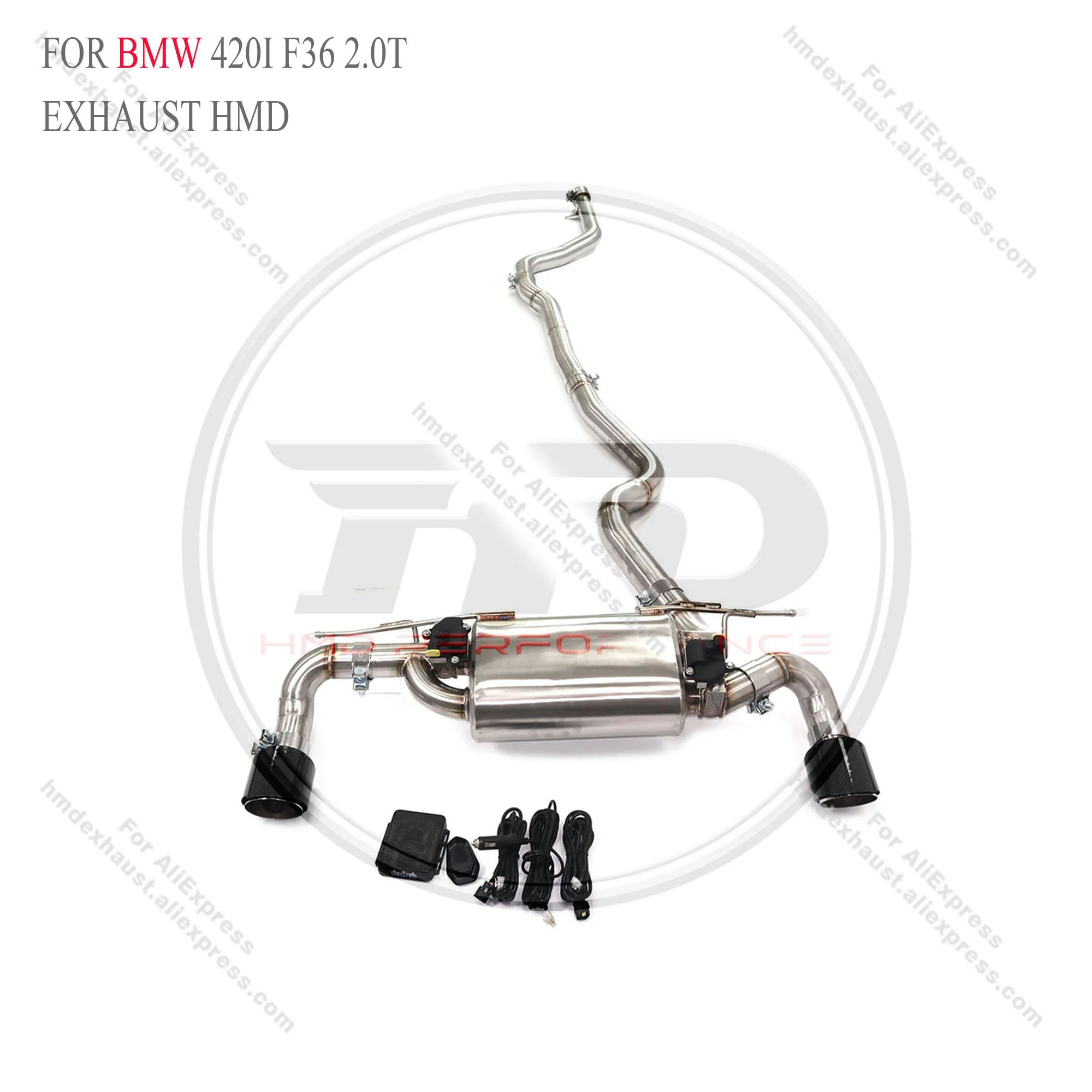 

Stainless steel Catback for BMW 420i F36 2.0T with valve HMD Exhaust System Performance Quality certification