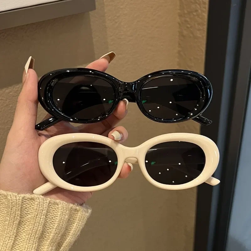 

New Retro Y2K Style Small Square Sunglasses Women Cat Eye Sunglasses Fashion Colorful Mirror Goggles Men Punk Sports Sun Glasses