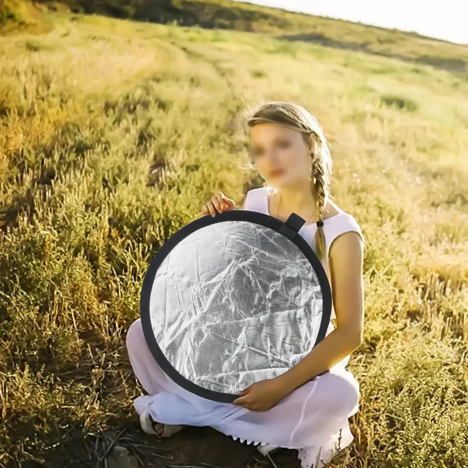 

Folded Storage Portable Light Plate Reflective Edges Translucent Ease Of Use In Photography Reflector Reflector