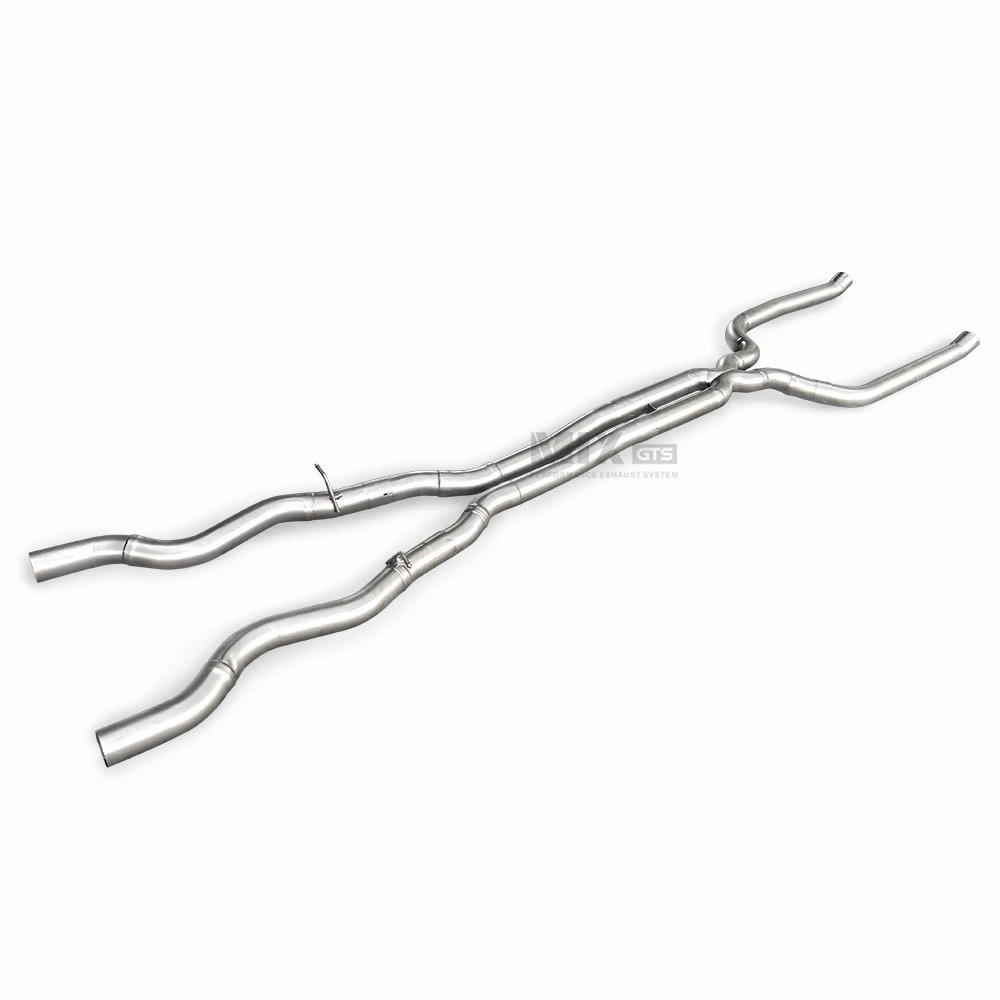 

Для BMW M750/M750i G30/N63 4,4tt 2020-2023 SS304 нержавеющая сталь Высокопроизводительная средняя труба прямой выхлопной средней трубы