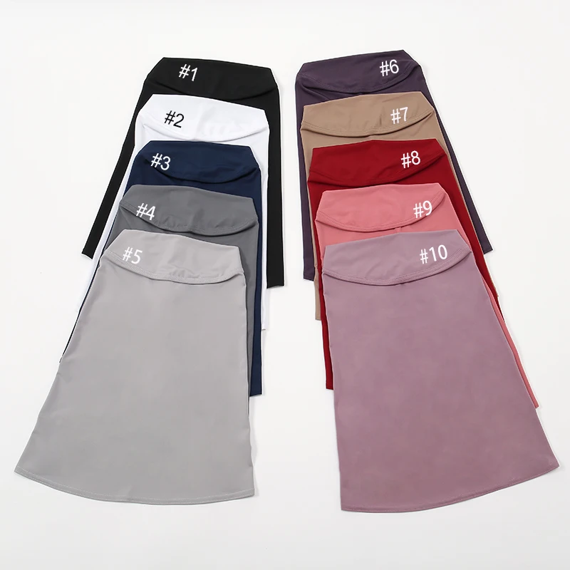 مشروط مسلم فوري الحجاب قبعة امرأة الداخلية لينة الصلبة تحت غطاء وشاح فوري غطاء الذقن الرقبة الحجاب الإسلام عمامة